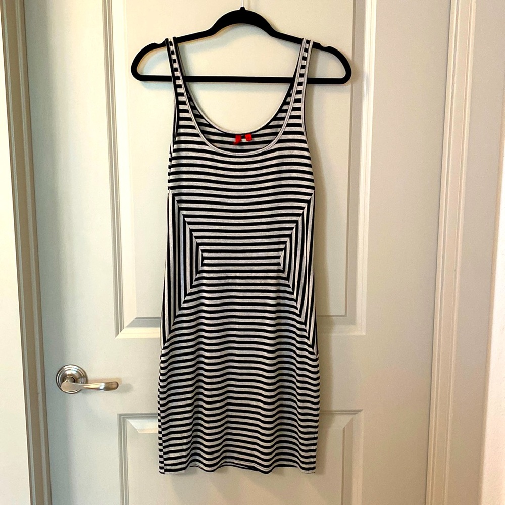 black and white summer dress